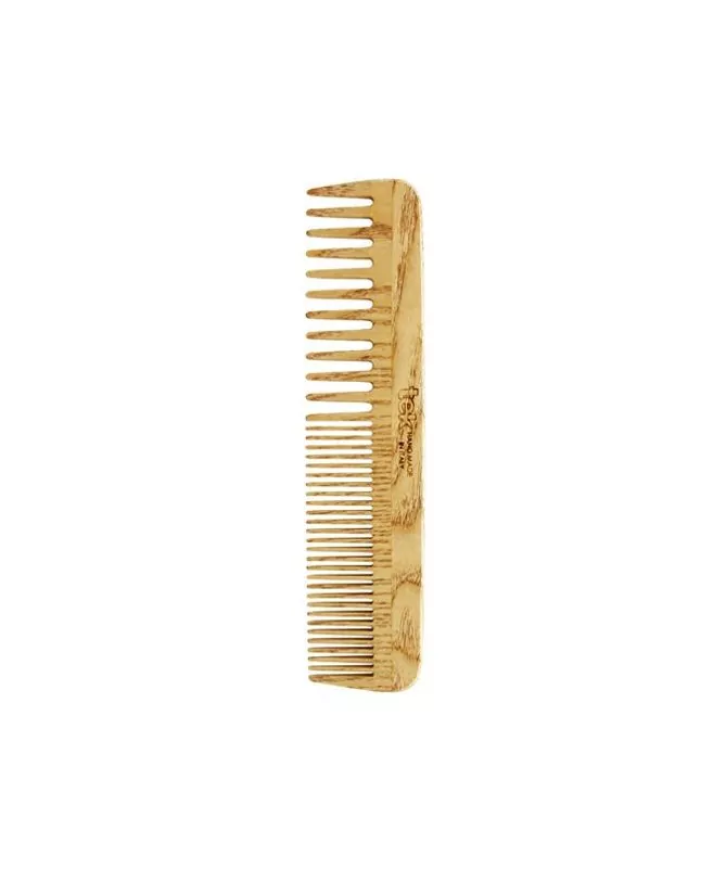Peigne TEK Grand peigne dents larges et serrées frêne naturel