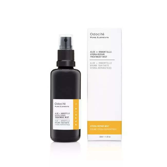 Odacité's Aloe + Immortelle face mist Packaging