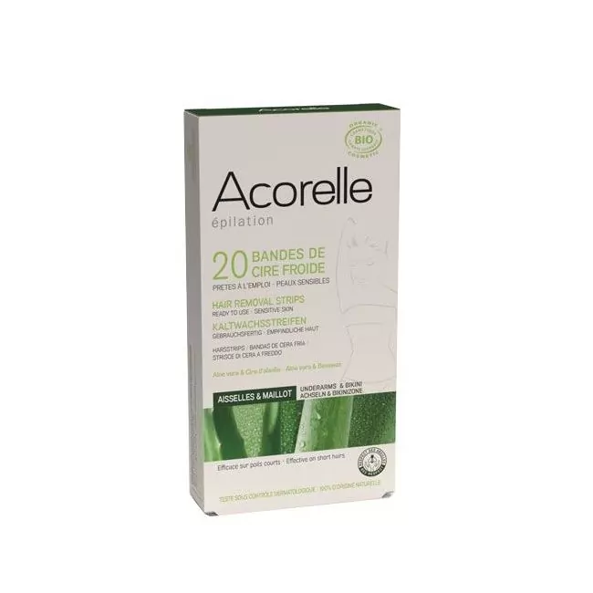 Acorelle underarm and bikini line depilatory strips