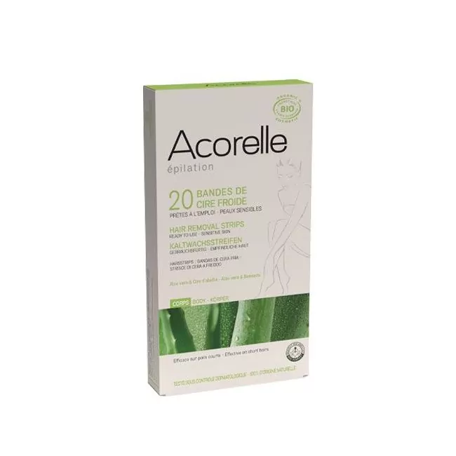 Acorelle body depilatory strips