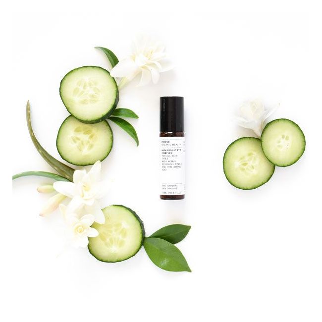 Evolve's Organic eye contour Hyaluronic Eye Complex Ingredients