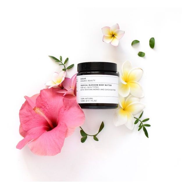 Evolve Beauty's Tropical Blossom Body Butter lifestyle