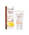 Acorelle SPF 50 Organic Face Sunscreen Packaging