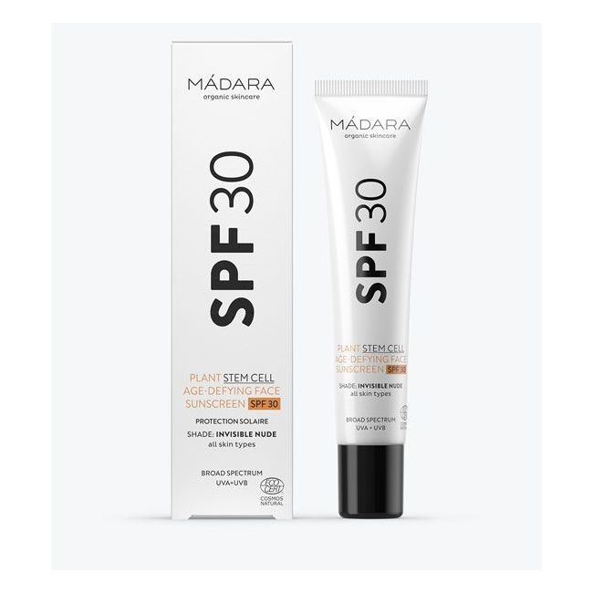 Crème Solaire Visage Anti-Âge SPF 30 Madara