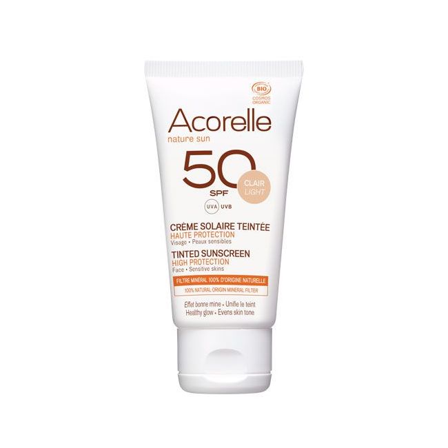 Creme Solaire Teintée SPF 50 Acorelle