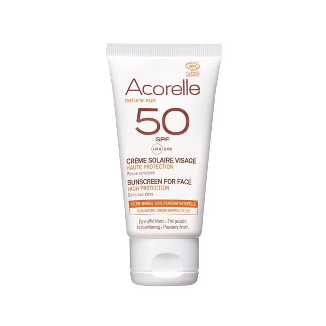 Acorelle SPF 50 Organic Face Sunscreen