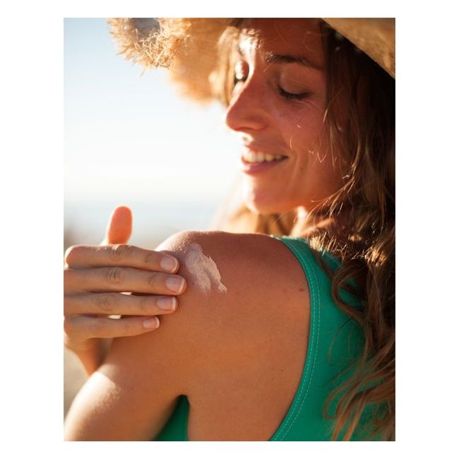 Acorelle SPF 50 Tinted Sunscreen Application