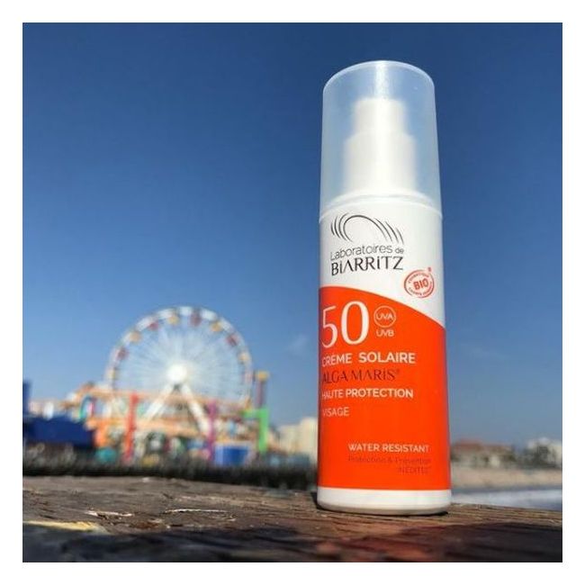 Laboratoires de Biarritz's Alga Maris Organic Face Sunscreen SPF 50 Summer