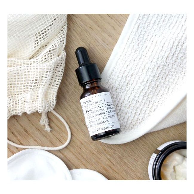 Evolve's Bio-Retinol + C Booster Face Serum Care