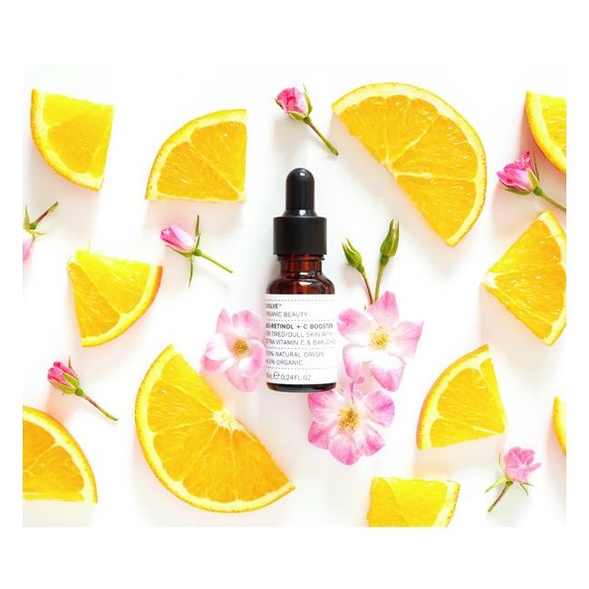 Evolve's Bio-Retinol + C Booster Face Serum Lifestyle