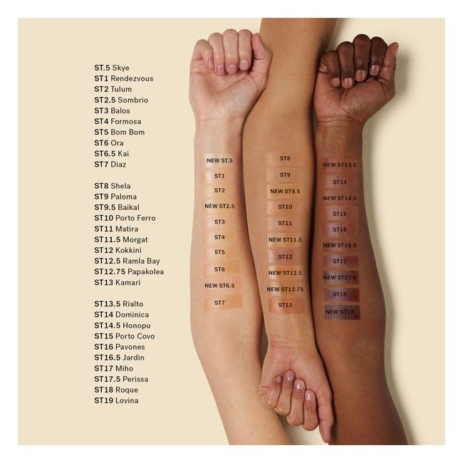 Fond de teint Super Serum Skin Tint SPF30 Ilia swatches