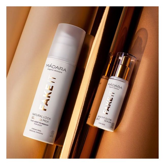 Madara's Fake It Healthy Glow Self Tan Serum Lifestyle