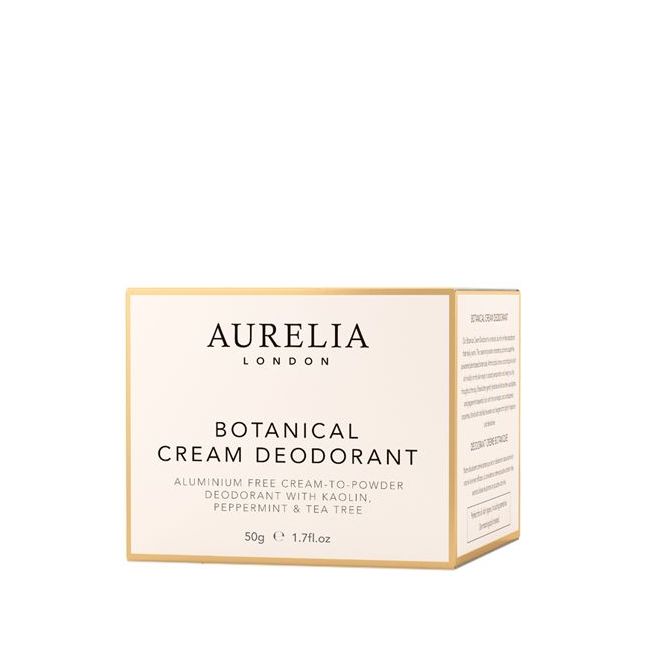 Aurelia London's Botanical 50g natural deodorant Packaging
