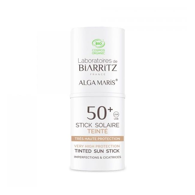 Stick Solaire Teinté SPF50+ Alga Maris Les Laboratoires de Biarritz