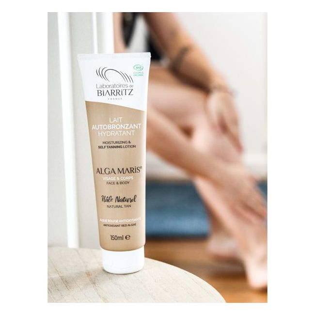 Laboratoires de Biarritz's Alga Maris Organic Face and Body Self tanner Application