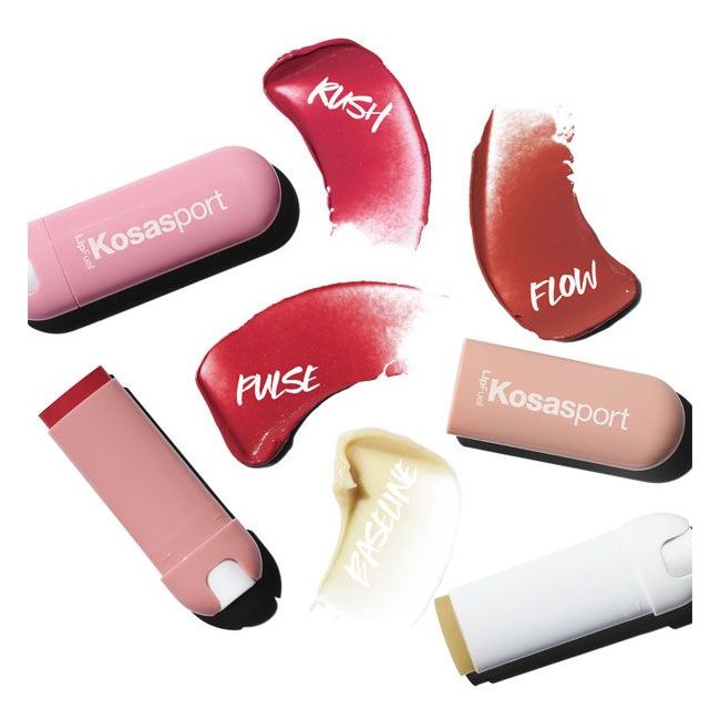 Kosasport's tinted lip balm Lipfuel textures packs