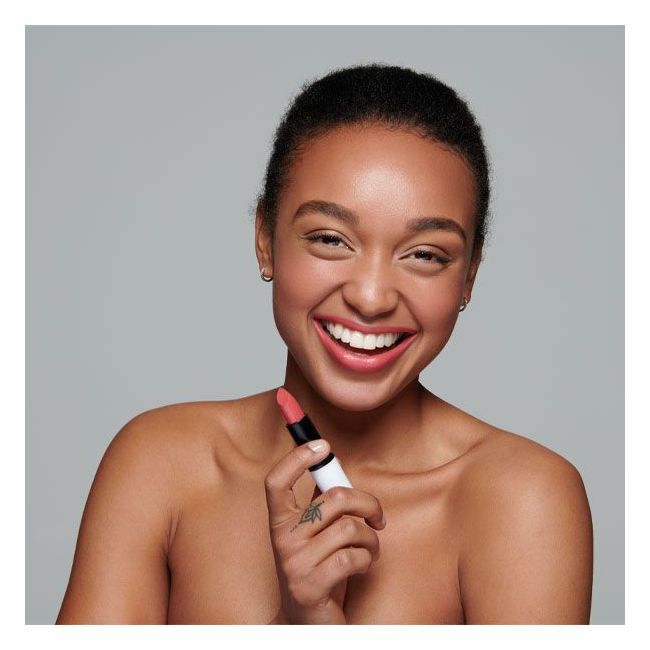 Lily Lolo's Vegan Lipstick Flushed rose model