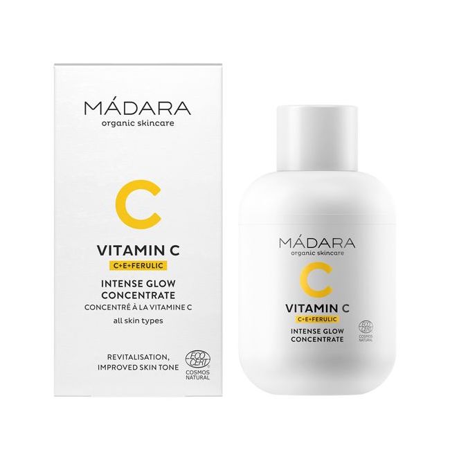 Madara's Intense Glow Concentrate brightness Vitamin C serum Pack