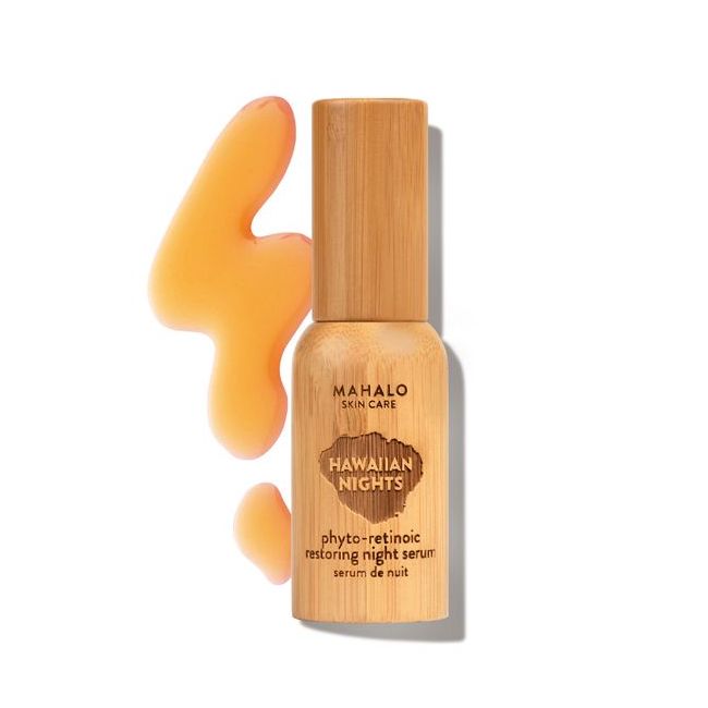 Mahalo's The Hawaiian Nights Natural face serum Application