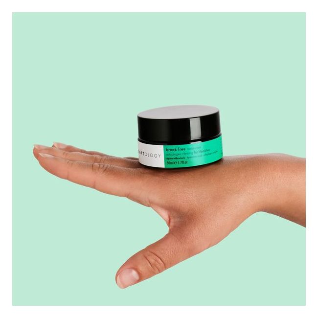 Crème visage bio hydratante anti-imperfections Break Free Adaptology Lifestyle
