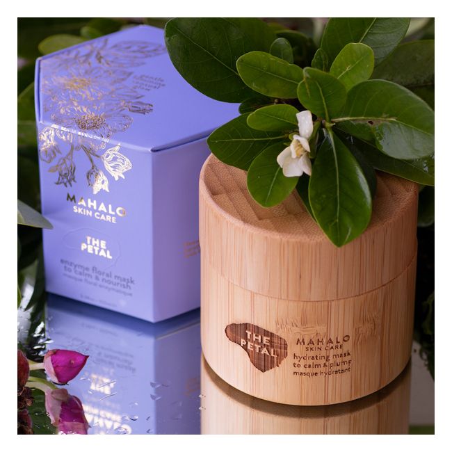 Mahalo's The Petal Mask Packaging