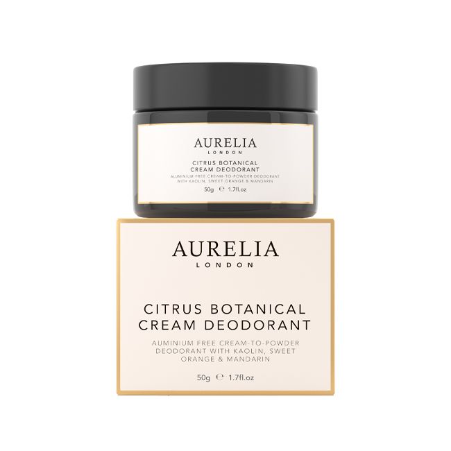 Déodorant naturel crème au citron Citrus Botanical Aurelia London Pack