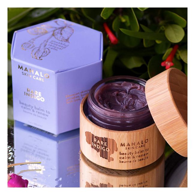 Mahalo's The Rare Indigo beauty balm Packaging