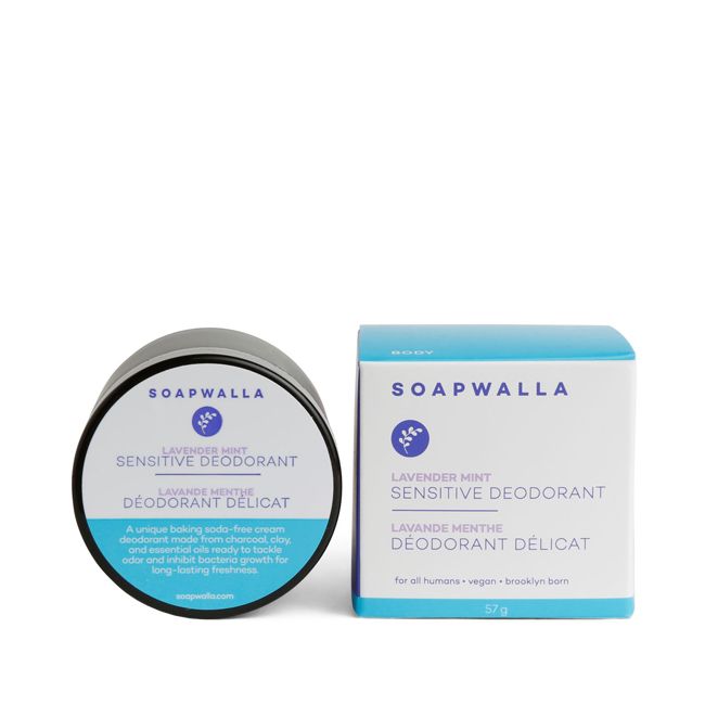 Déodorant naturel peau sensible Lavande & Menthe Soapwalla Pack