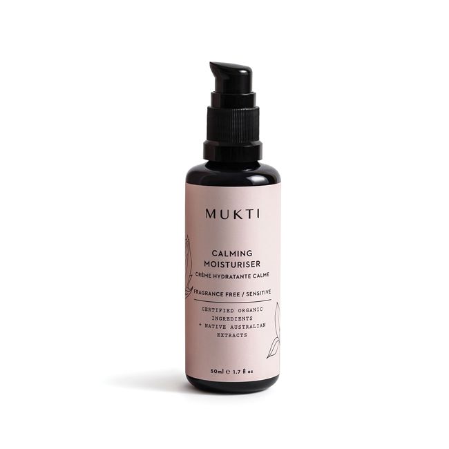 Mukti's Calming Moisturiser Organic face cream
