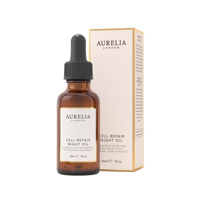 Huile visage de soir anti-âge Cell Repair 30 ml Aurelia London Pack