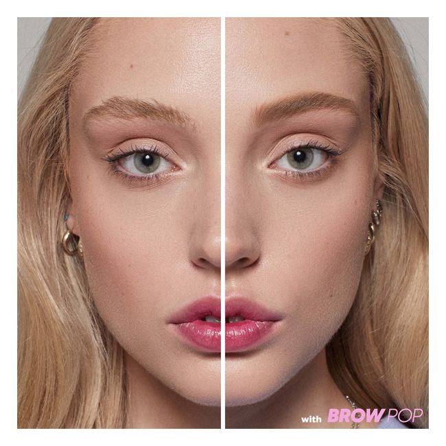 Kosas' Brow Pop Honey Blonde Eyebrow pencil Model