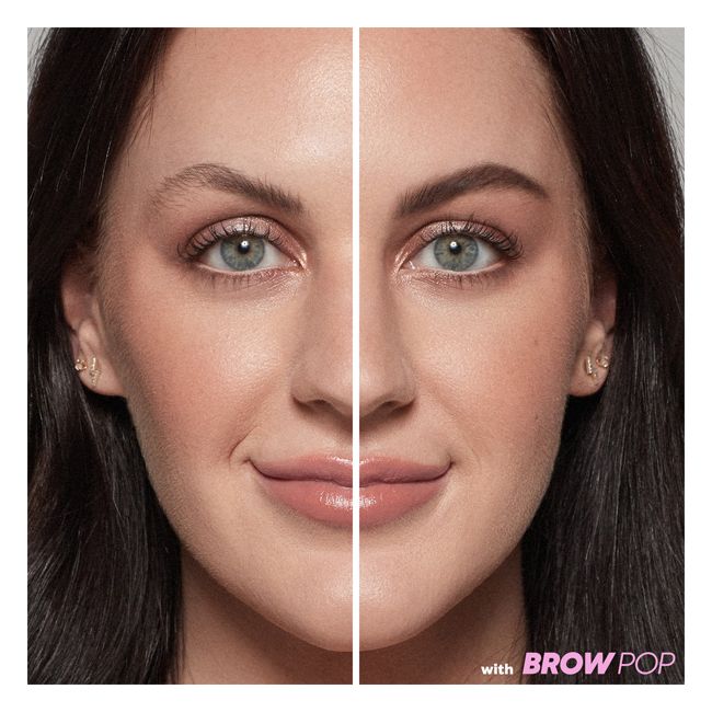 Kosas' Brow Pop Medium Brown Eyebrow pencil Model