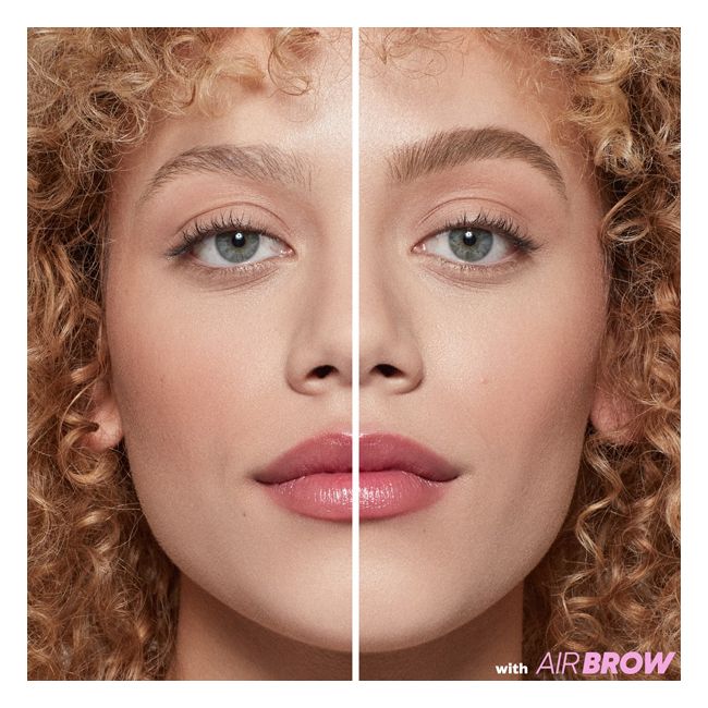 Kosas' Soft Brown Air Brow tinted gel Brow mascara Model