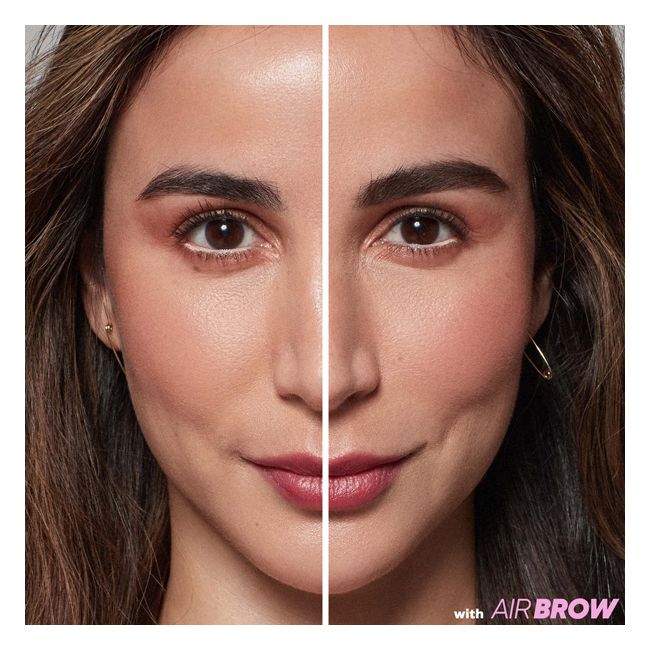Kosas' Dark Brown Air Brow tinted gel Brow mascara Model