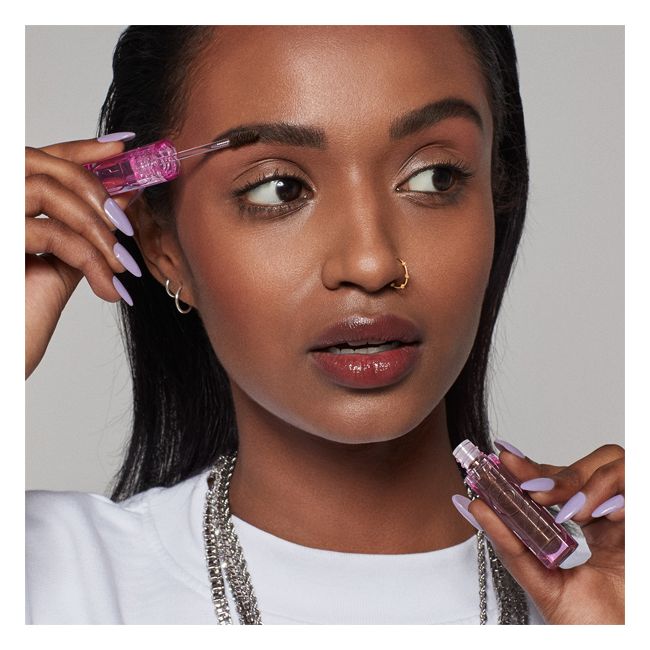 Kosas' Brown Black Air Brow tinted gel Brow mascara Application