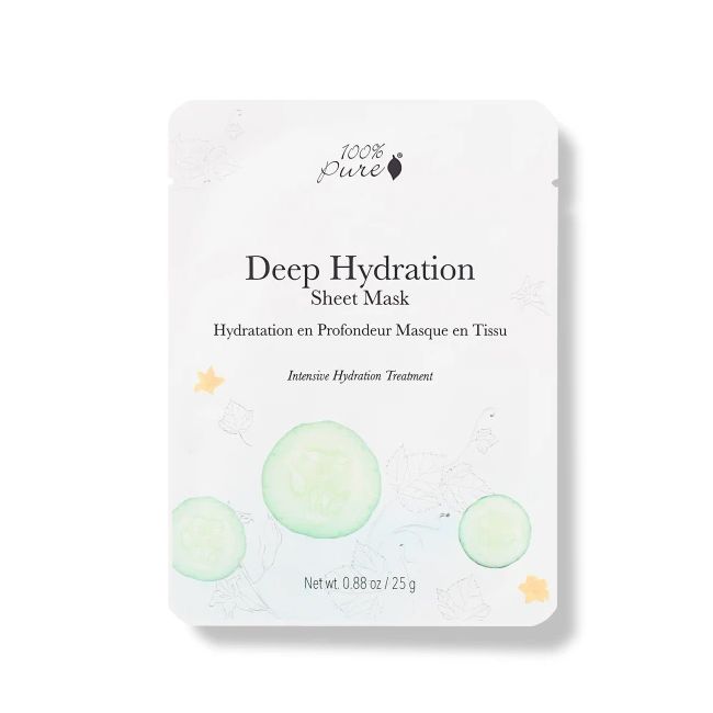 100% Pure's Deep Hydration Sheet face mask