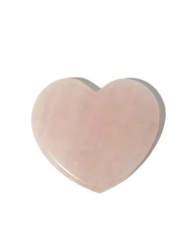 Gua sha cœur en quartz rose