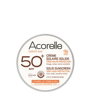 Crème solaire solide SPF50 + - 30 g