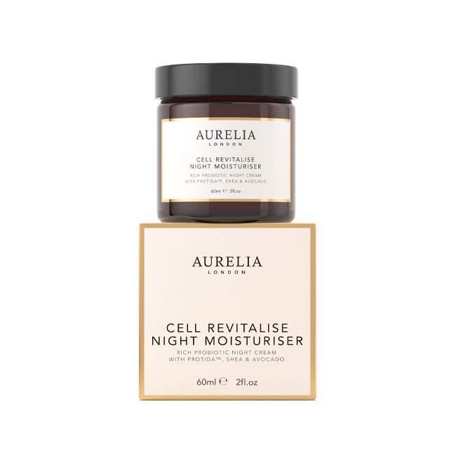 Crème hydratante naturelle de nuit anti-âge Cell Revitalise 60 ml Aurelia London Pack