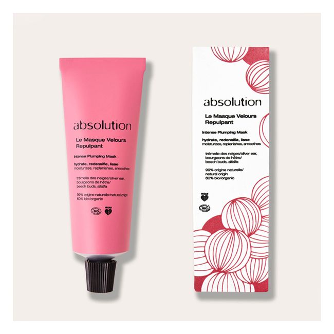 Absolution's Organic Hydrating face mask Packaging