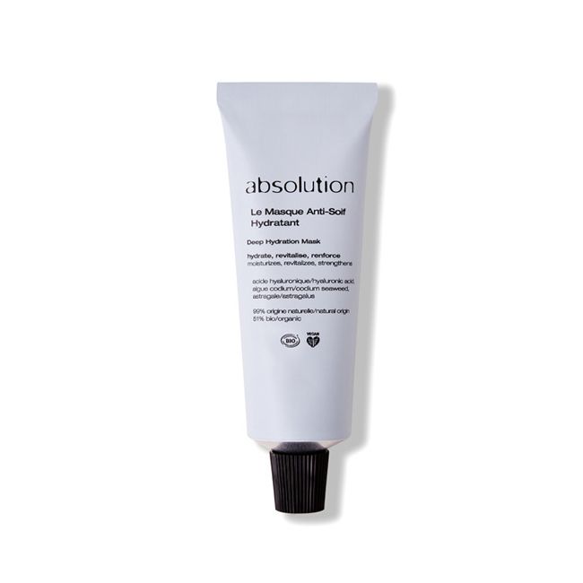 Absolution's Moisturising anti-thirst face mask