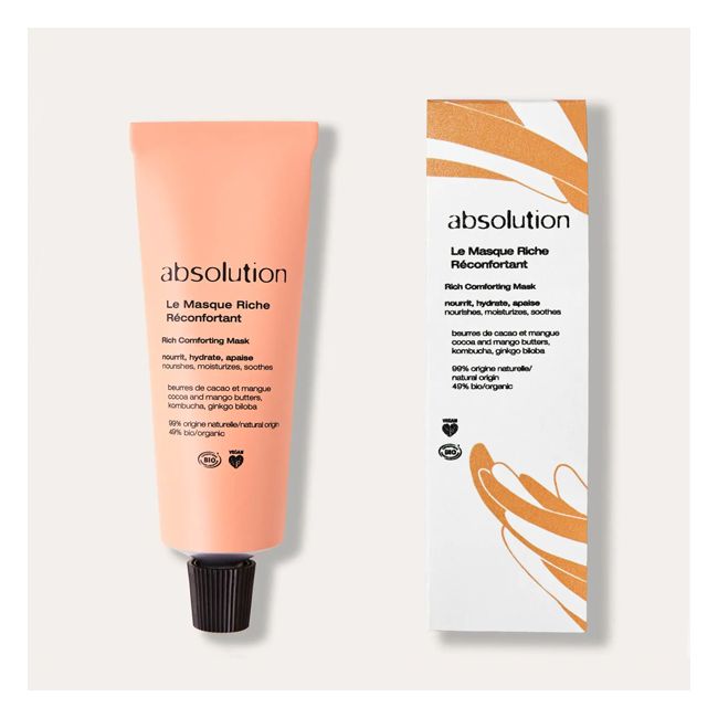 Absolution's Comforting rich Organic face mask Pack