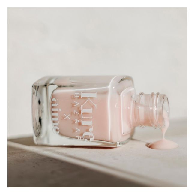 Kure Bazaar's Pink Glow Nail Polish Texture