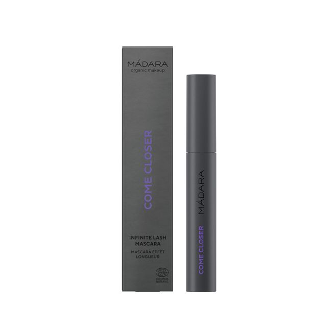 Madara's Come Closer Intense Volume Organic mascara Packaging