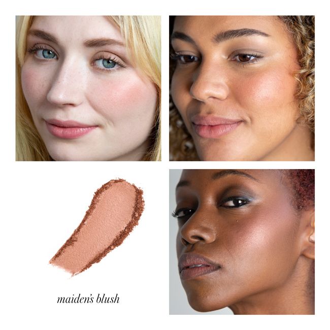 RMS Beauty's ReDimension Hydra Powder Natural Blush Maiden's Blush Model