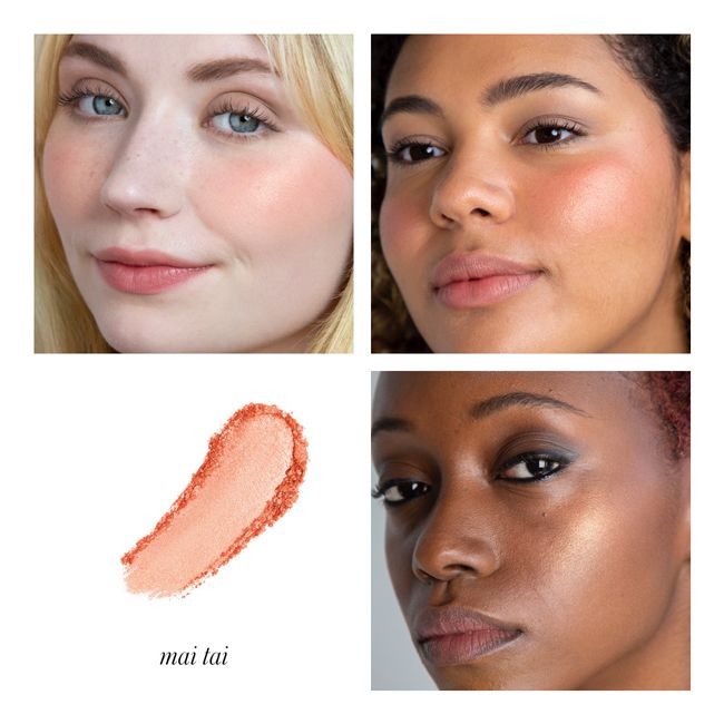 RMS Beauty's ReDimension Hydra Powder Natural Blush Mai Tai Model