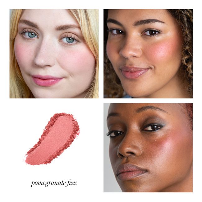 Blush naturel ReDimension Hydra Powder Pomegranate Fizz RMS Beauty Mannequin