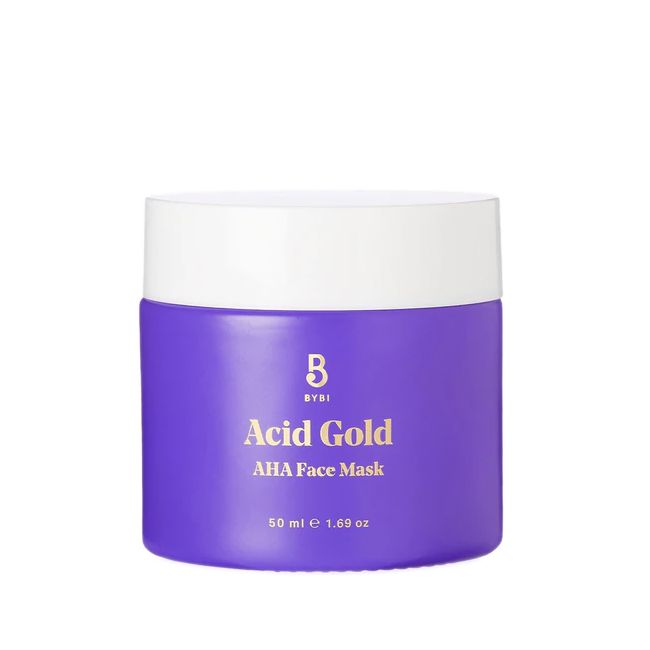 Bybi's Acid Gold AHA Peeling face mask
