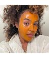 Bybi's Acid Gold AHA Peeling face mask Model