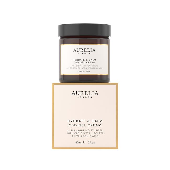 Aurelia London's CBD Hydrate & Calm cream Face hydrating gel Pack
